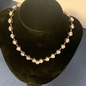 925 sterling silver zirconia necklace